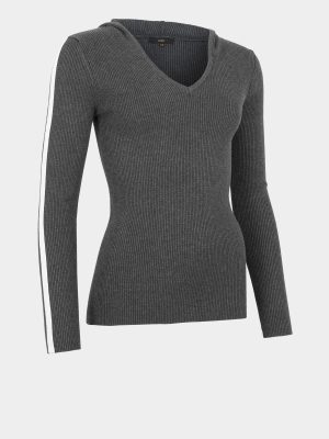 Hoodie sport - Woman Dark Gray